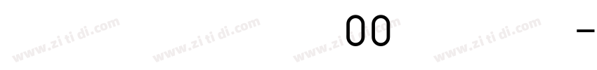 SecondaW00 中等常规字体转换